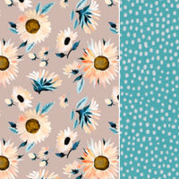 Peachy Sunflowers Bunny