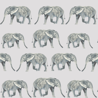 Watercolor Elephants
