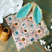 Peachy Sunflowers Bunny