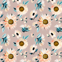 Peachy Sunflowers Bunny