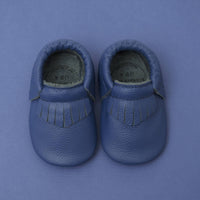 ROYAL BLUE | Genuine Leather Moccasins
