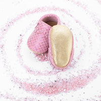 PINK MERMAID | Genuine Leather Moccasins
