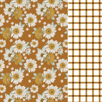 Boho Brown Sunflowers Bunny