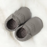 SLATE | Genuine Leather Moccasins