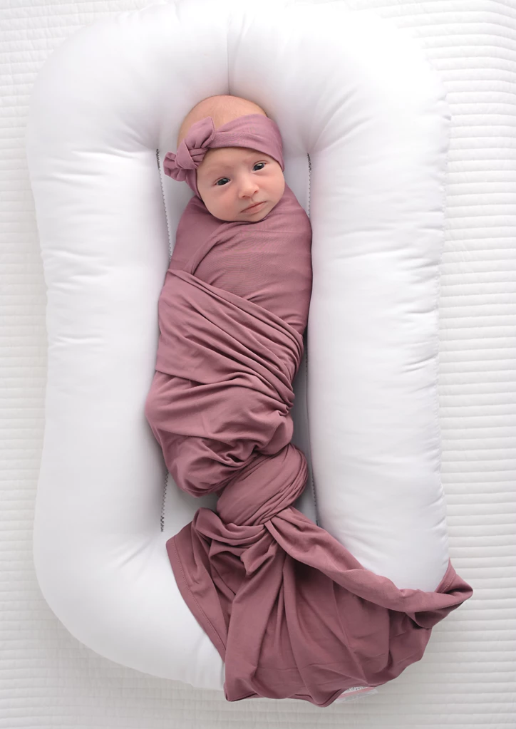 Mauve swaddle blanket online