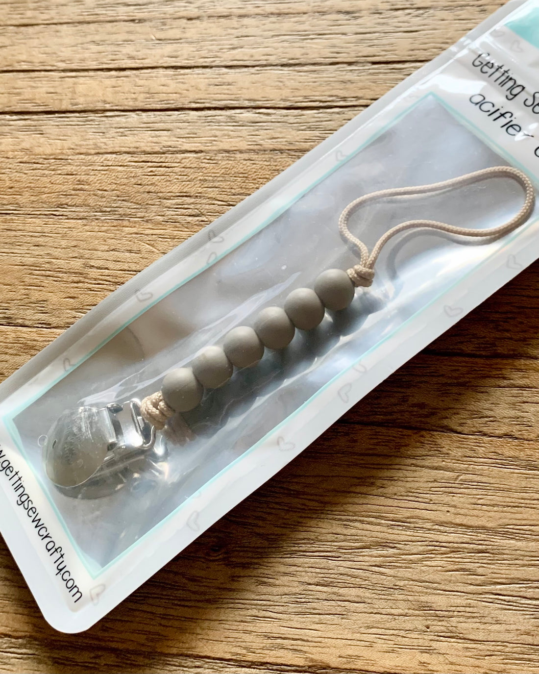 Taupe Clip