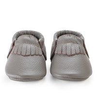 SLATE | Genuine Leather Moccasins
