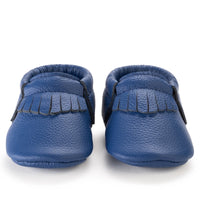 ROYAL BLUE | Genuine Leather Moccasins