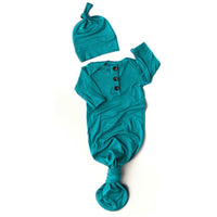 TEAL | gown + hat set