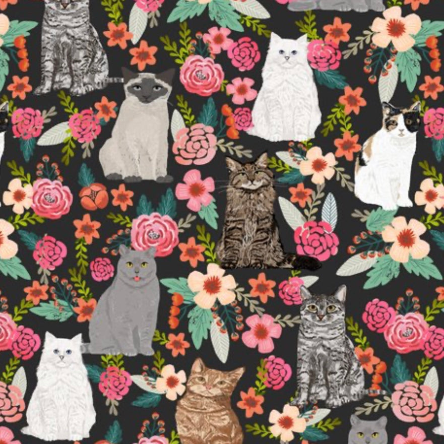 Floral Cats Bunny