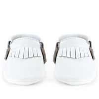 PEARL WHITE | Genuine Leather Moccasins