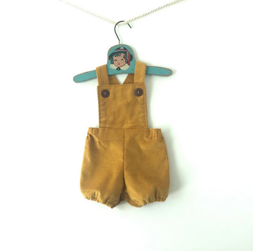 ROMPER [mustard corduroy]