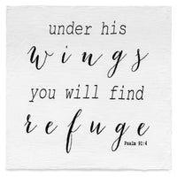 Under His Wings - Muslin Swaddle